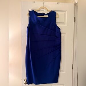 Calvin Klein Women's Royal Blue Midi Dress